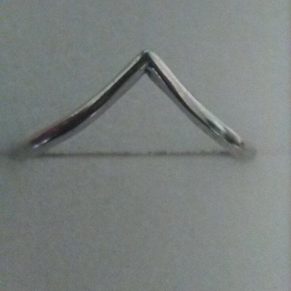 2 Thin Silver Stack Rings - Picture 2 of 7